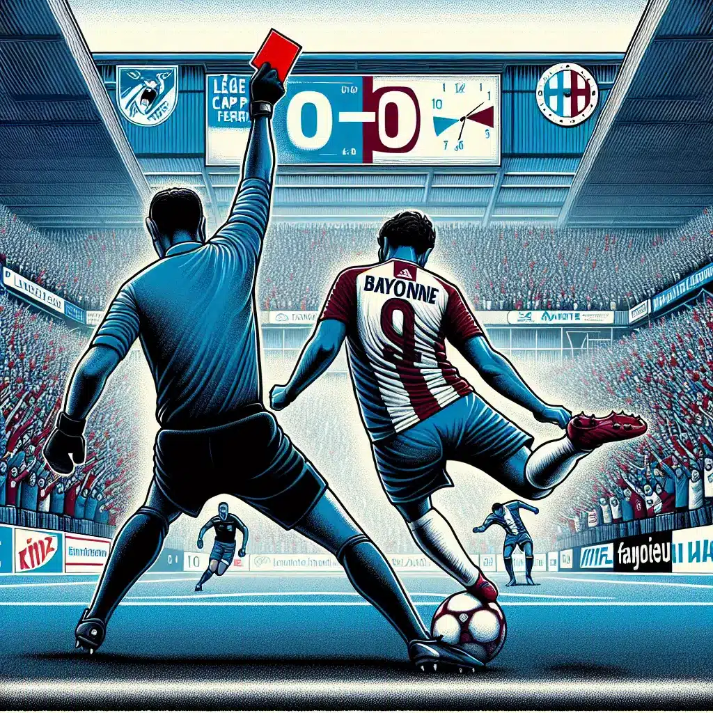 Football Match Lege Bayonne